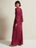 Phase Eight Amily Sequin Maxi Dress, Pink