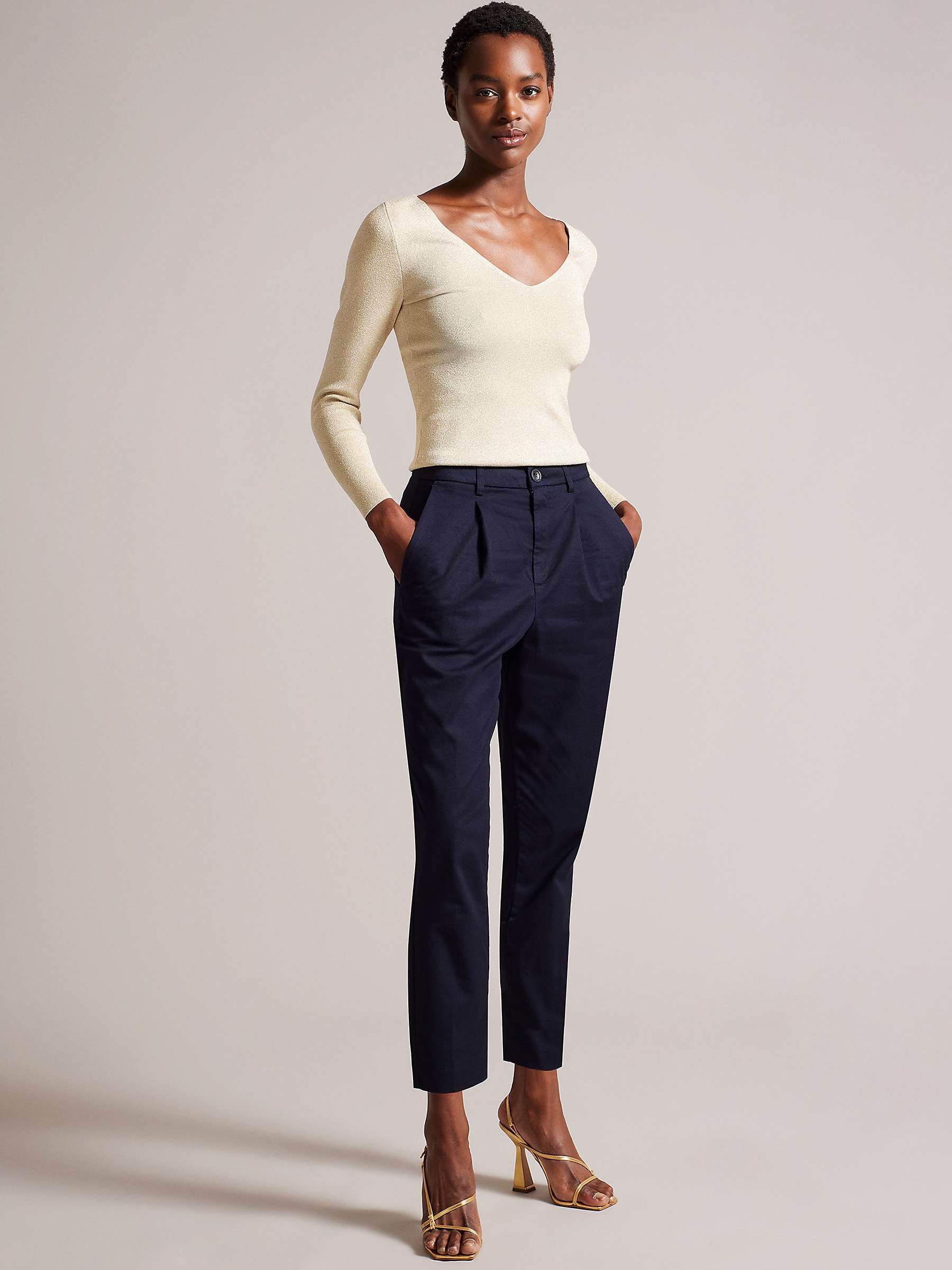 Buy Ted Baker Maryiah High Waisted Trousers Online at johnlewis.com