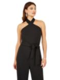 Yumi Halter Neck Jumpsuit, Black