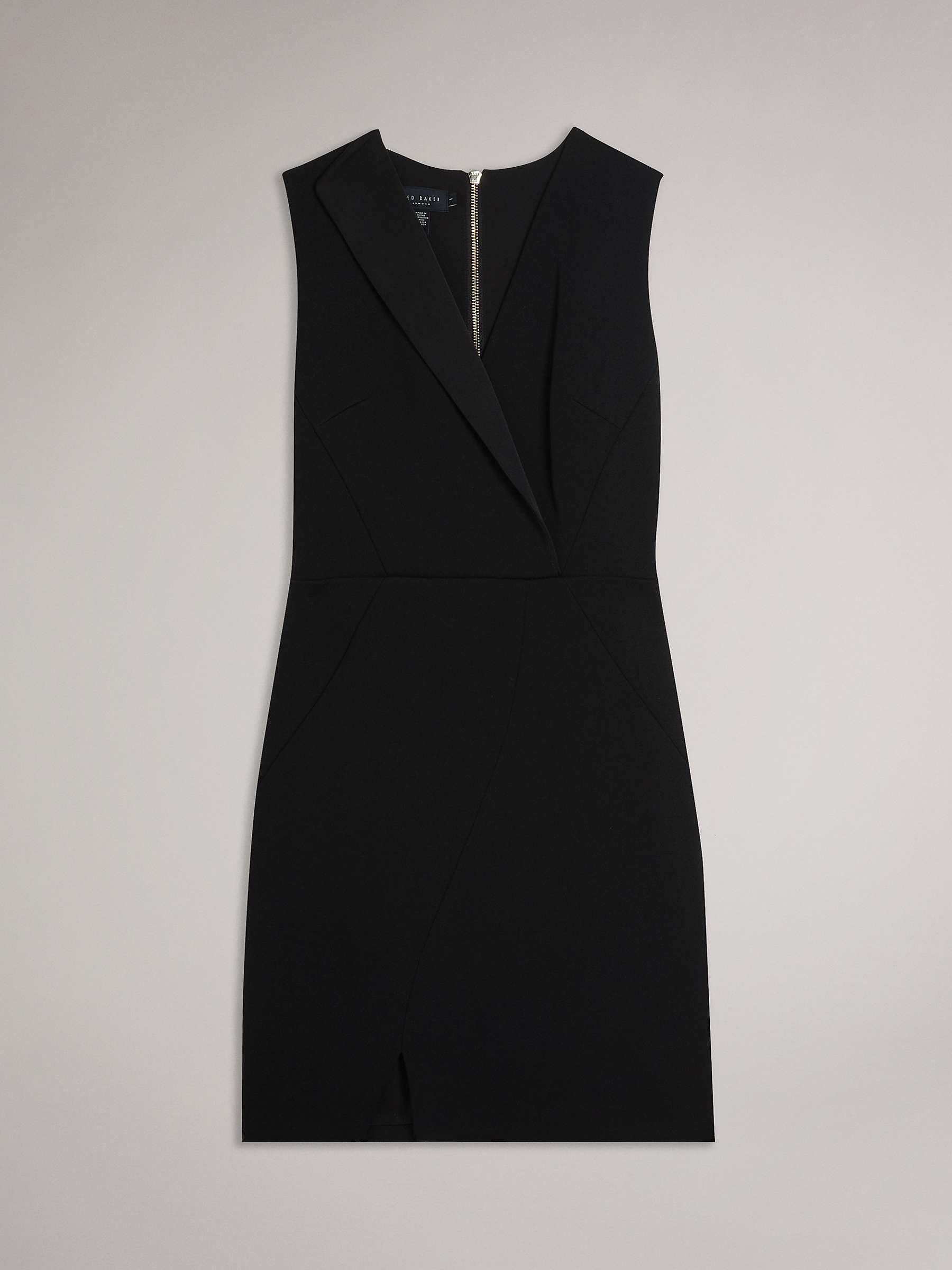 Buy Ted Baker Tillio Seam Detail Bodycon Mini Dress, Black Online at johnlewis.com