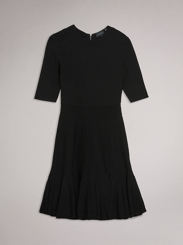 Ted Baker Josafee Flared Mini Dress, Black