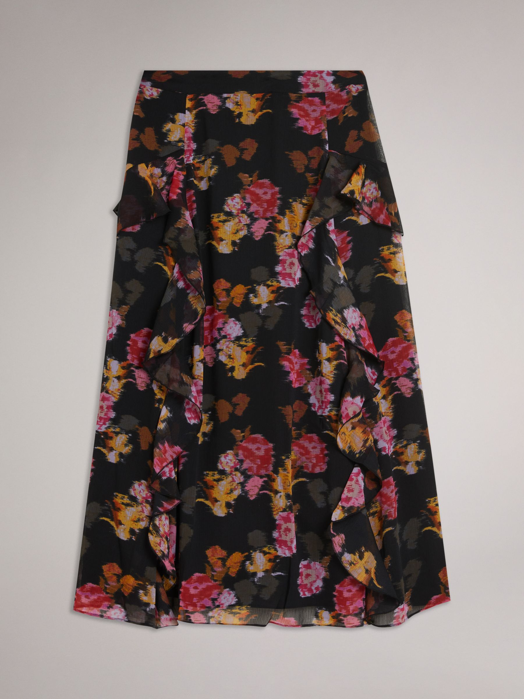 Buy Ted Baker Pattsie A-Line Midi Skirt, Multi Online at johnlewis.com