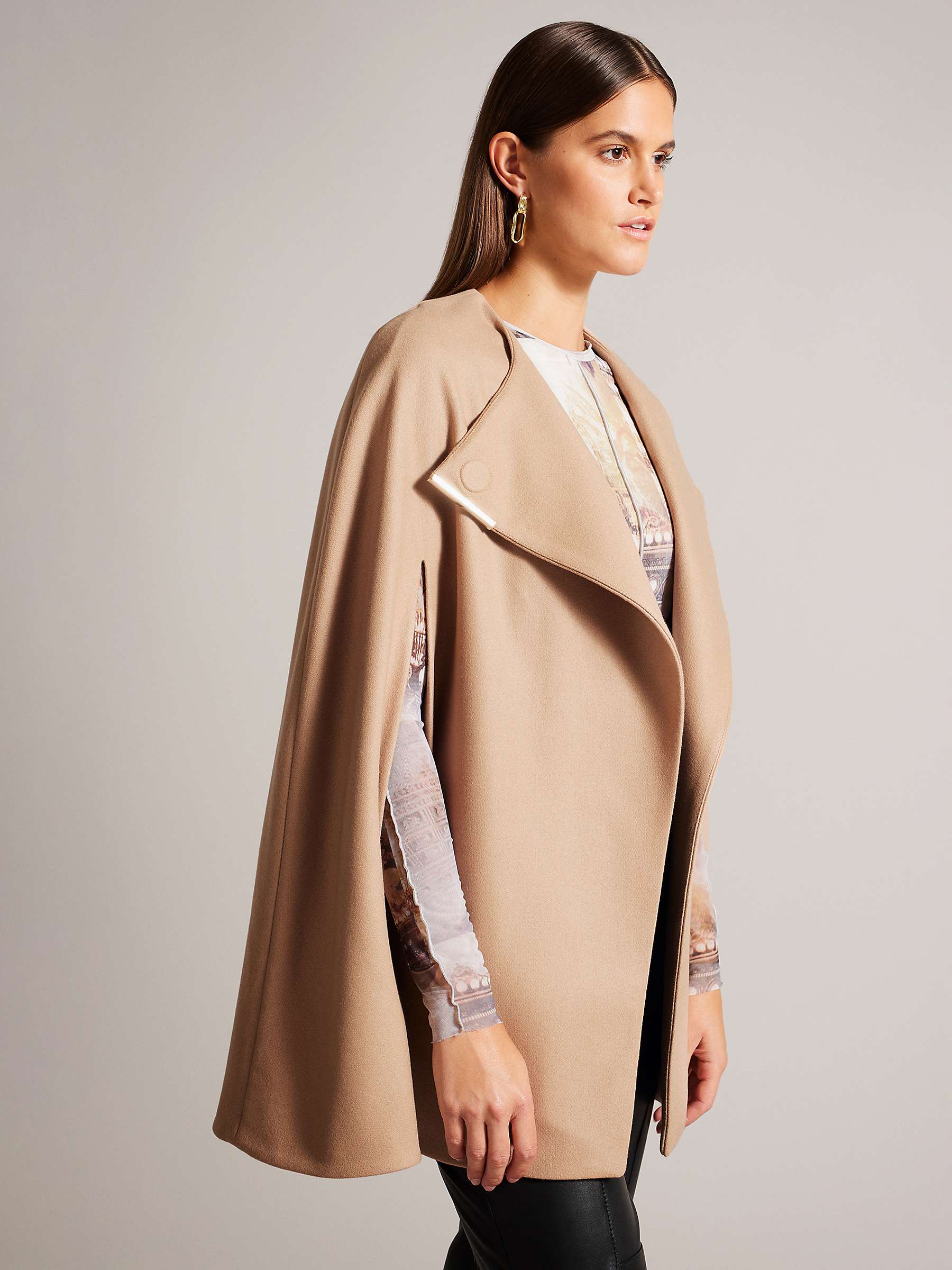 Buy Ted Baker Valariy Wool and Cashmere Blend Cape Online at johnlewis.com