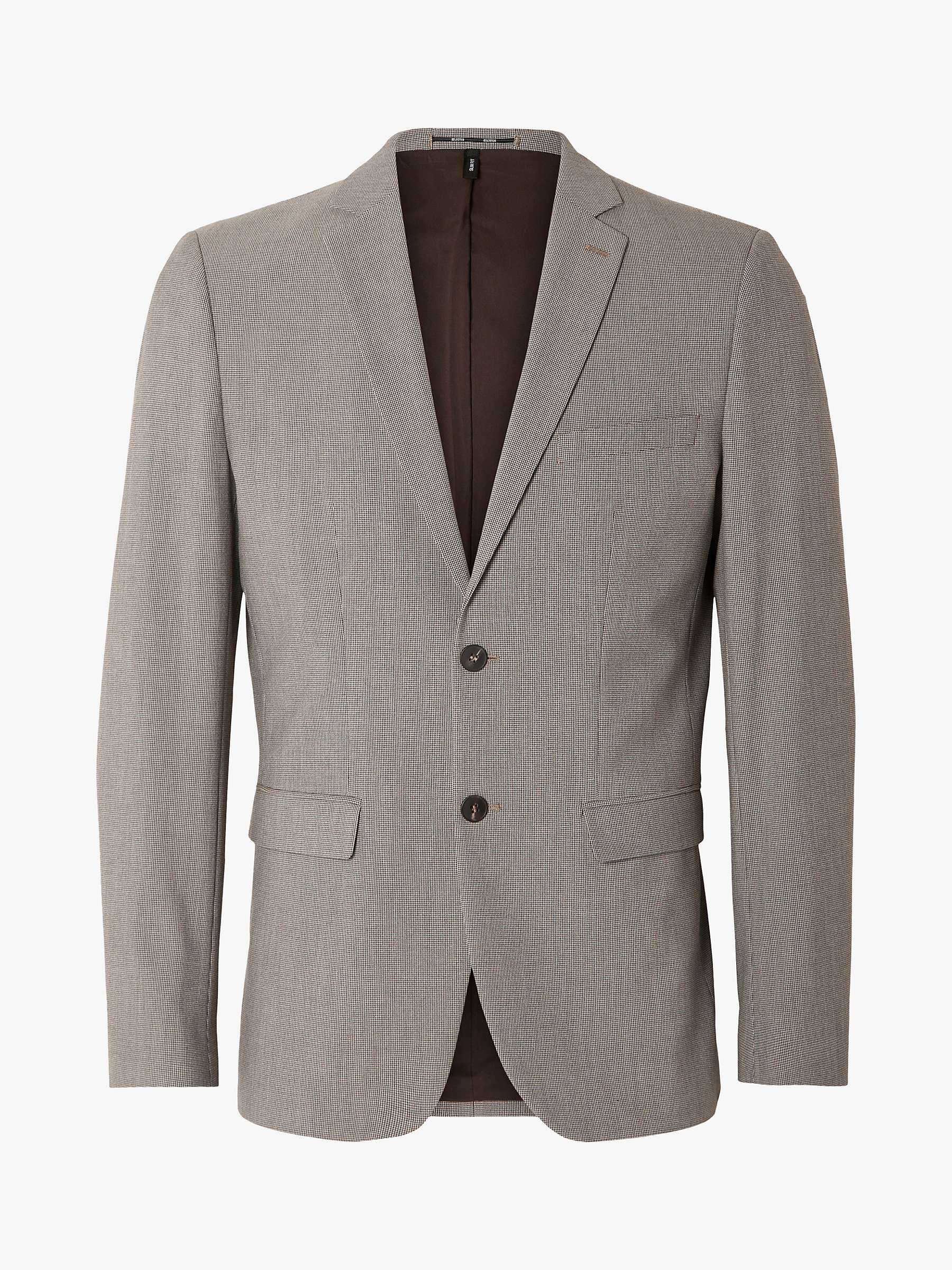 Buy SELECTED HOMME Tailored Fit Nordic Heritage Suit Jacket, Light Brown Online at johnlewis.com