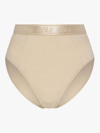 Oola Lingerie Control High Waisted Brief, Latte
