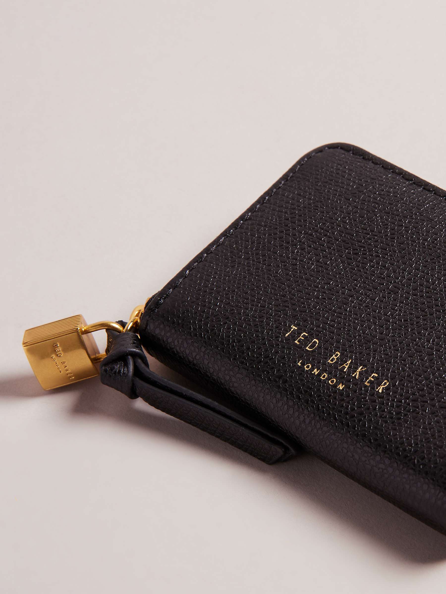 Buy Ted Baker Wesmin Padlock Small Leather Purse Online at johnlewis.com