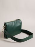 Ted Baker Delphia Leather Crossbody Bag, Dark Green