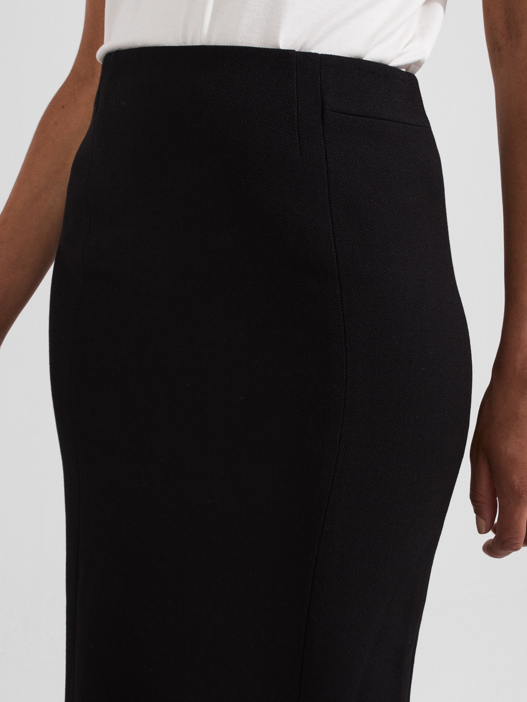 Buy Hobbs Tailored Charley Skirt, Black Online at johnlewis.com