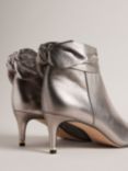 Ted Baker Yona Leather Ankle Boots, Grey Gunmetal