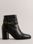 Ted Baker Anisea High Block Heel Leather Ankle Boots