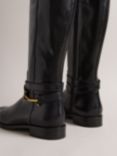 Ted Baker Rydier T-Hinge Leather Knee High Boots, Black