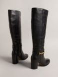 Ted Baker Aryna Leather Knee High Boots, Black