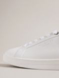 Ted Baker Arpele Crystal Detail Cupsole Trainers, White, White White