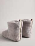 Ted Baker Hamony Faux Fur Webbing Slipper Boots, Light Grey