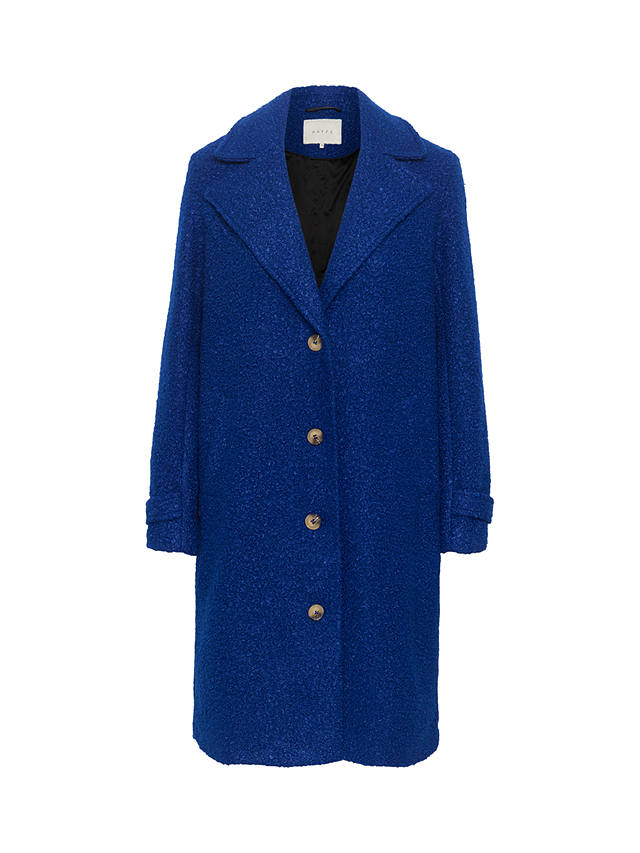 KAFFE Anne Teddy Coat, Clematis Blue at John Lewis & Partners