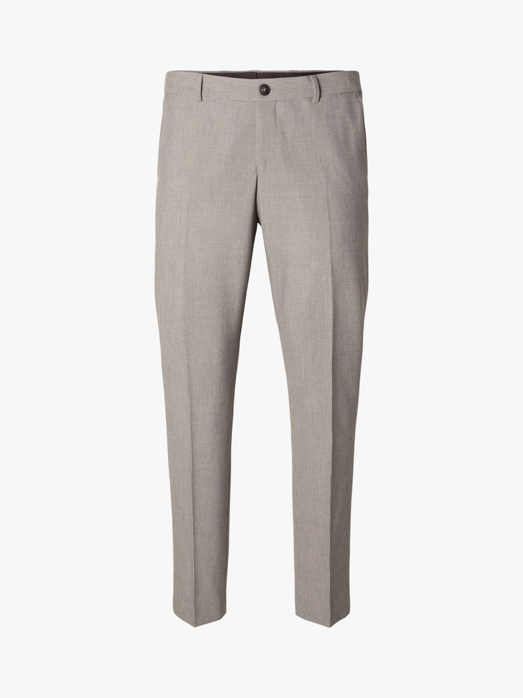 SELECTED HOMME Tailored Fit Nordic Heritage Suit Trousers, Light Brown ...