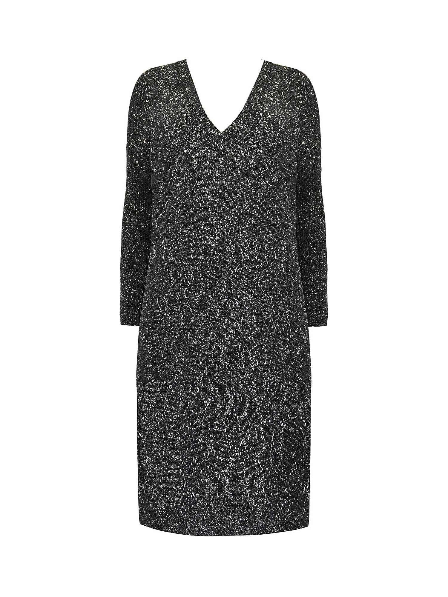 Buy Live Unlimited Curve Luxe Sequin Jumper Dress, Black Online at johnlewis.com