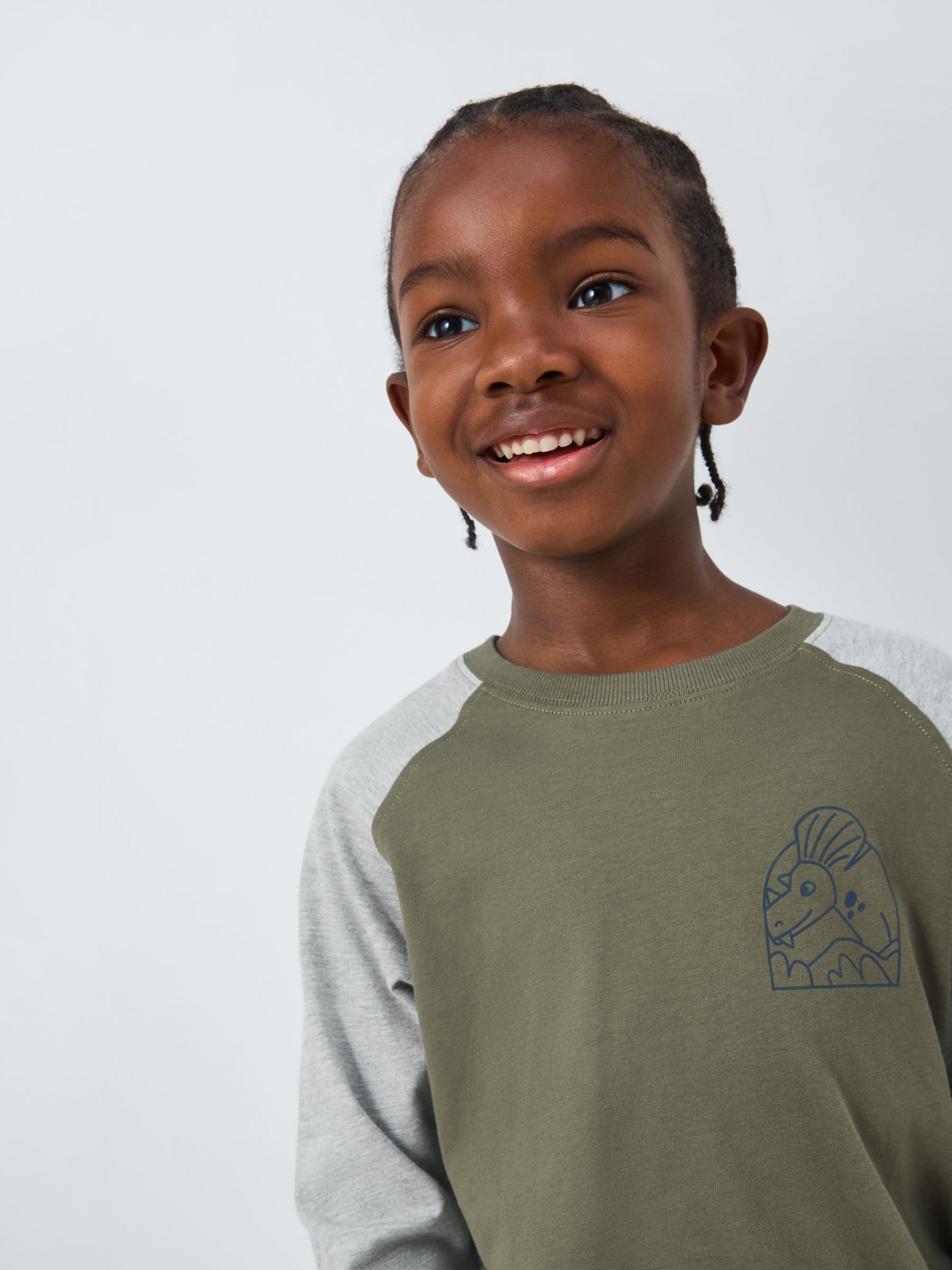 Mango Kids' Fishing Long Sleeve T-Shirt, Orange at John Lewis & Partners