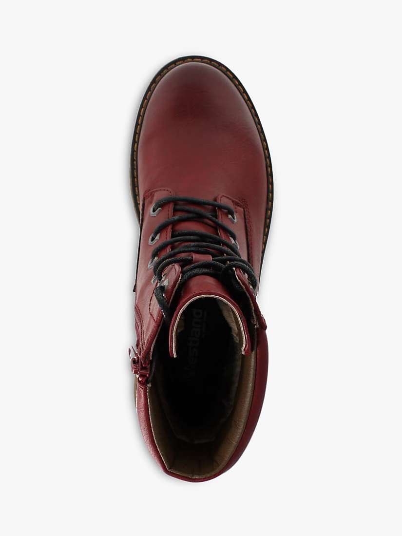 Buy Westland by Josef Seibel Peyton Waterproof Ankle Boots, Red Online at johnlewis.com