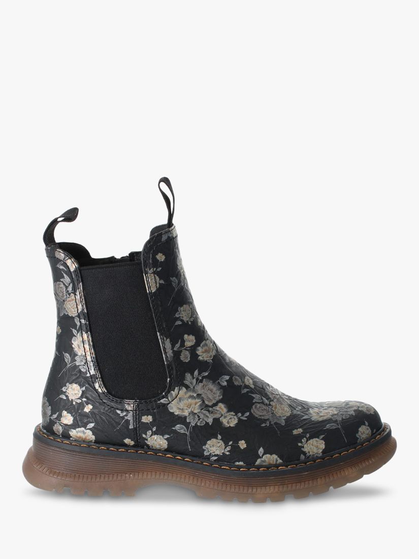 Westland by Josef Seibel Peyton 05 Floral Ankle Boots, Black/Multi at ...