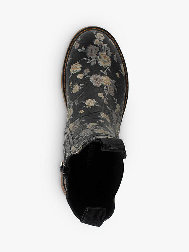 Westland by Josef Seibel Peyton 05 Floral Ankle Boots, Black/Multi