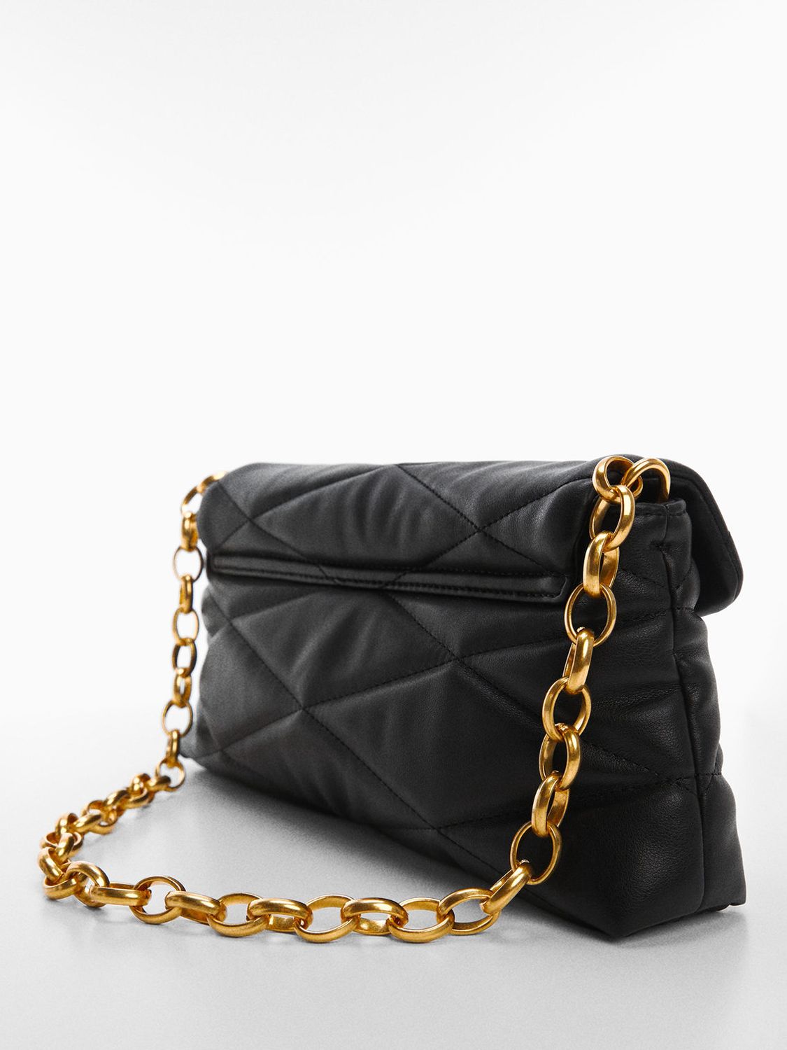 Mango Rain Shoulder Bag, Black