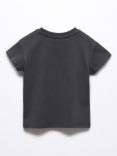 Mango Kids' Oso Little Rider T-Shirt, Charcoal