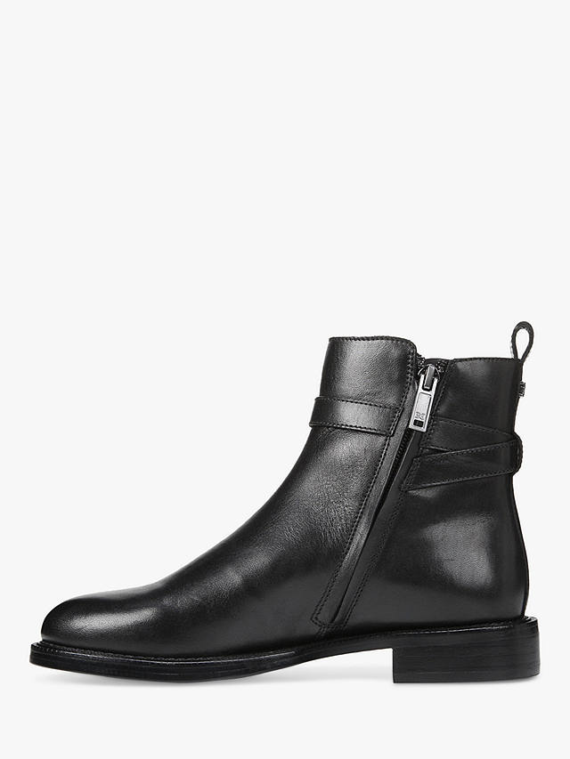 Sam Edelman Nolynn Leather Ankle Boots, Black