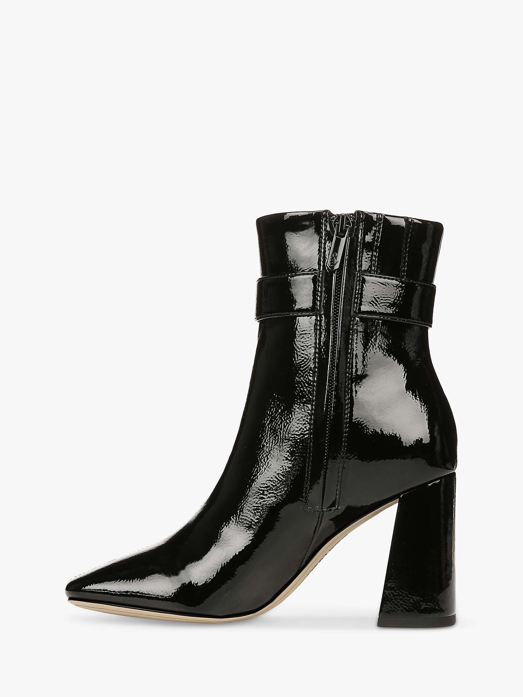 Buy Sam Edelman Corinne Block Heel Ankle Boots, Black Online at johnlewis.com