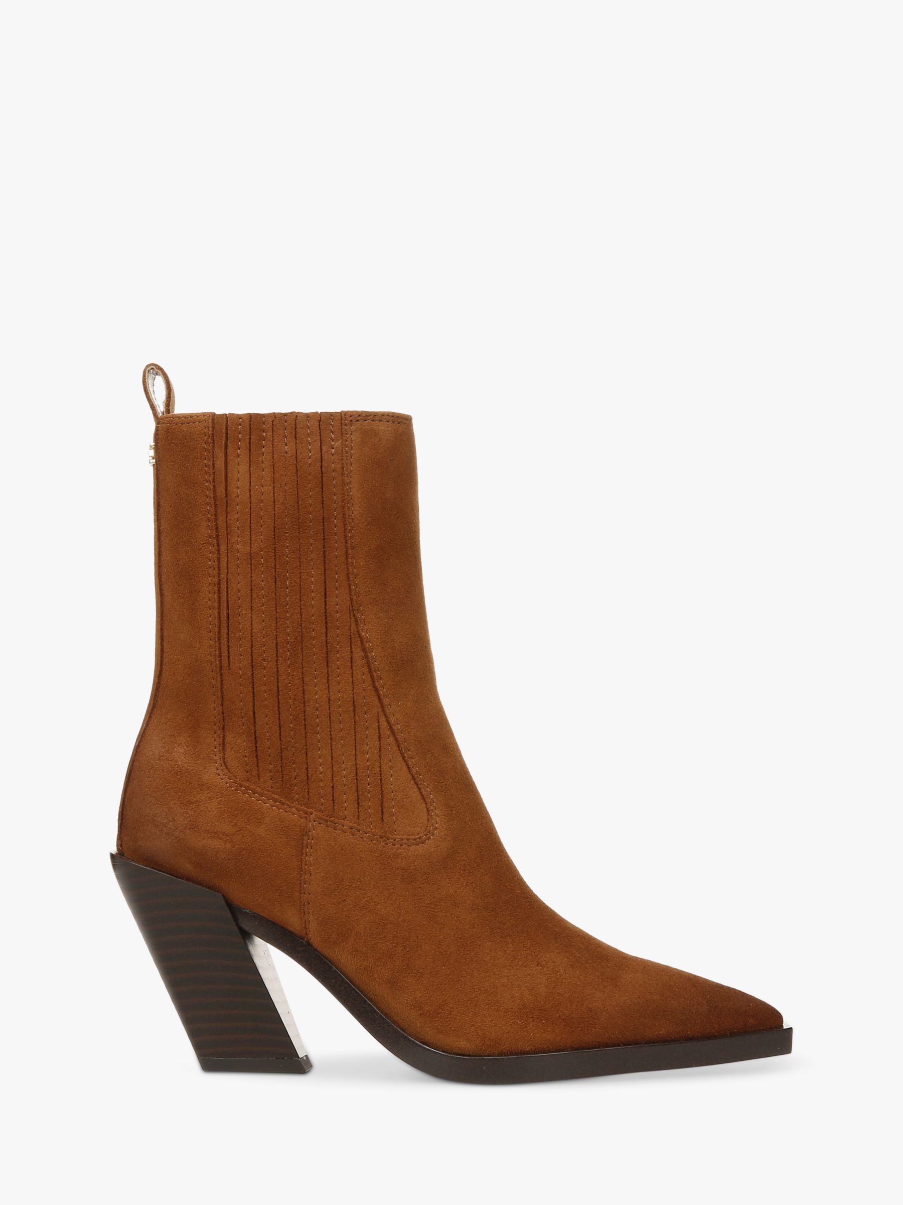 Sam Edelman Mandey Ankle Boots, Frontier Brown at John Lewis & Partners