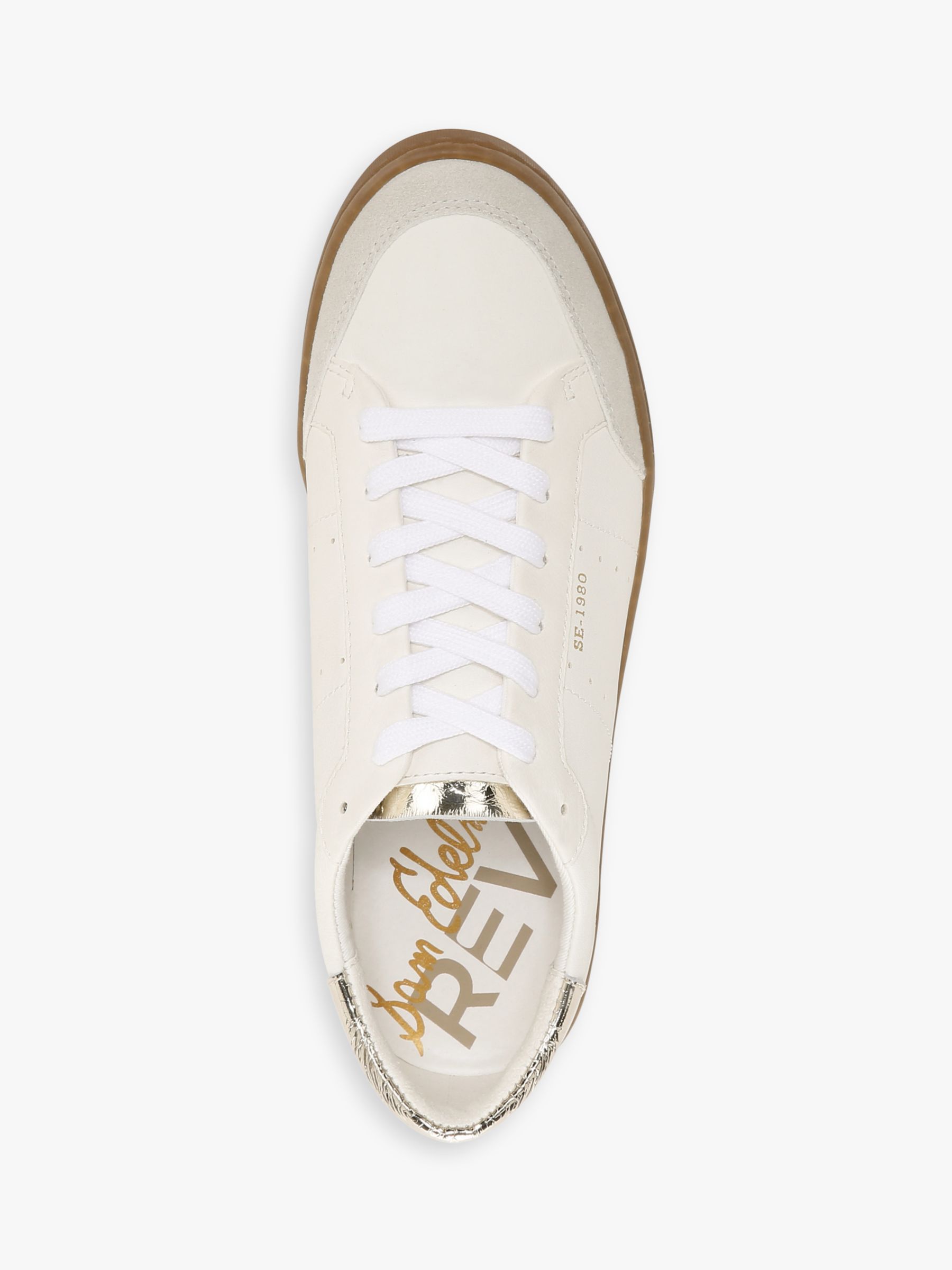 Sam Edelman Josi Leather Lace Up Trainers at John Lewis & Partners