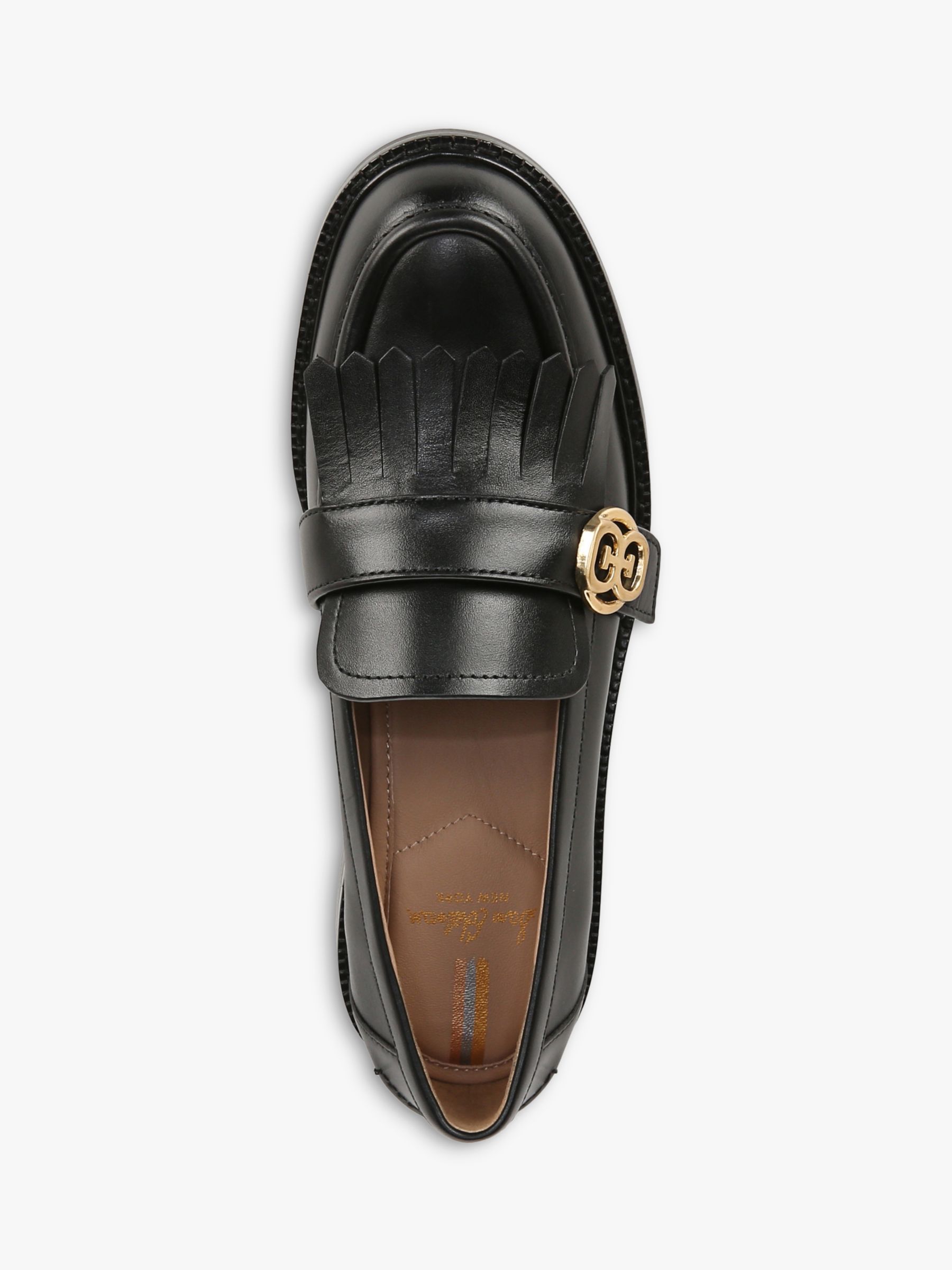 Buy Sam Edelman Charlie Leather Loafer, Black Online at johnlewis.com