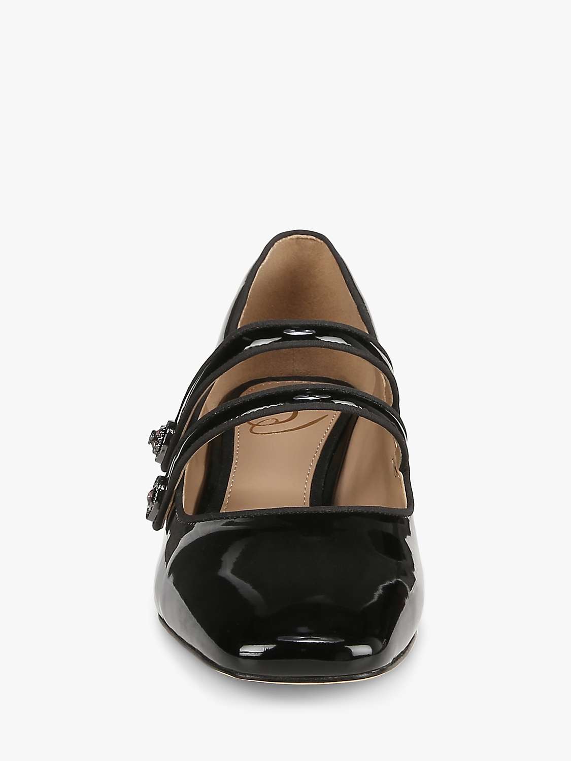 Buy Sam Edelman Tahira Heeled Mary Jane Shoes, Black Online at johnlewis.com