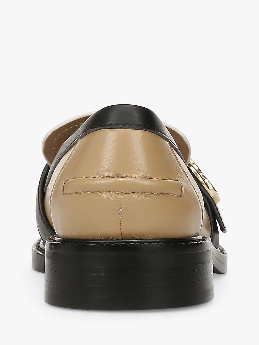 Sam Edelman Charlie Colour Block Leather Loafers, Tan at John Lewis ...