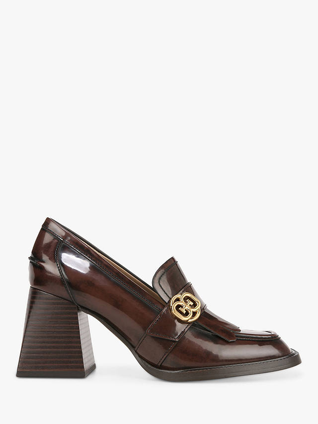 Sam Edelman Quinly Heeled Loafers, Chestnut 