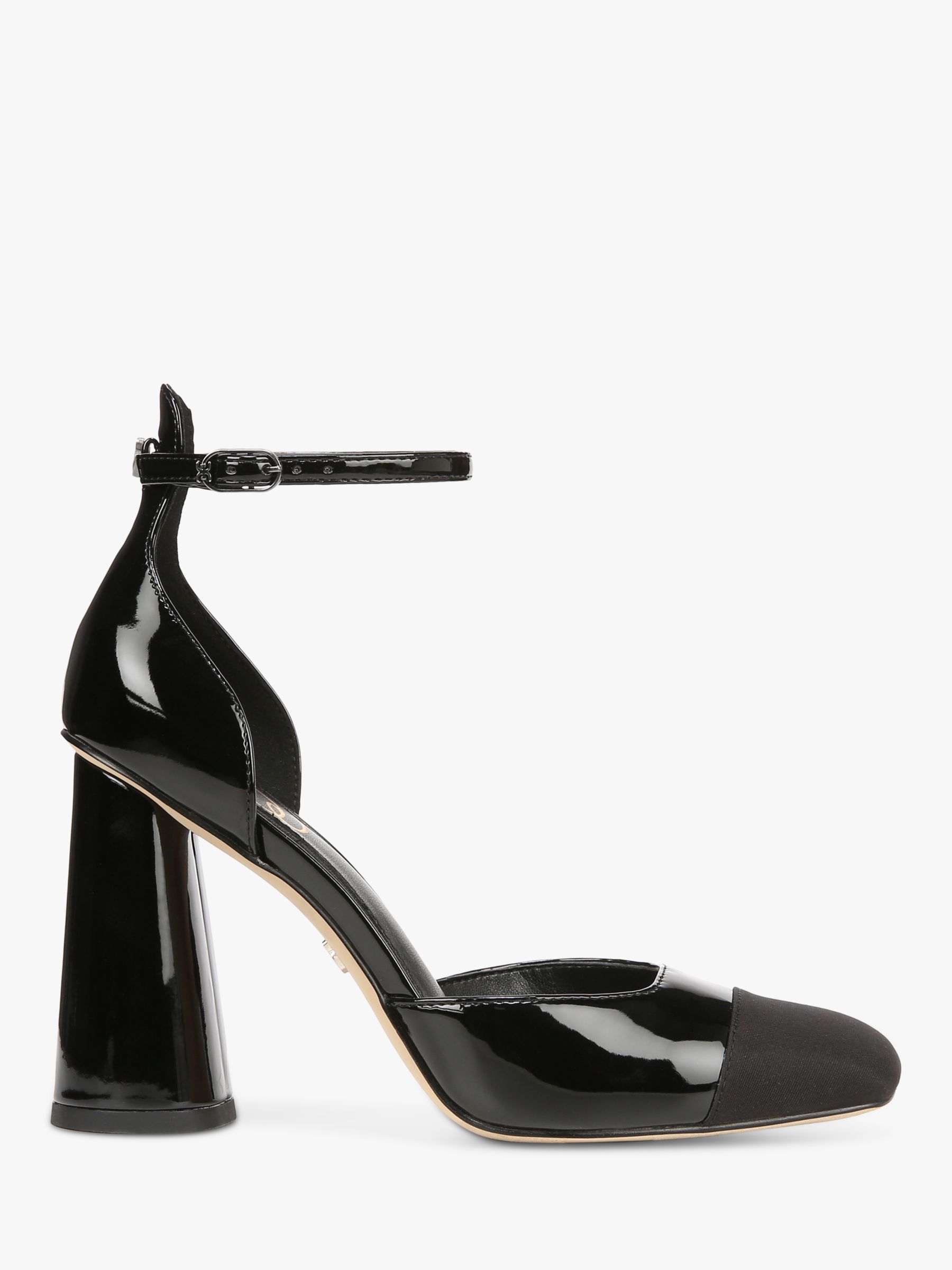 Sam Edelman Cristine Block Heel Shoes, Black, 3