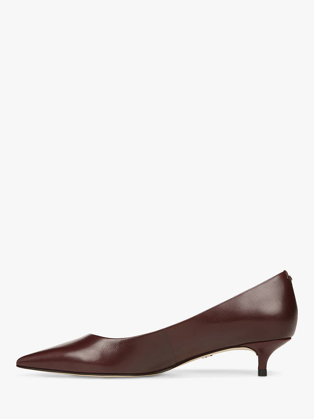 Sam Edelman Franci Kitten Heel Court Shoes, Burgundy