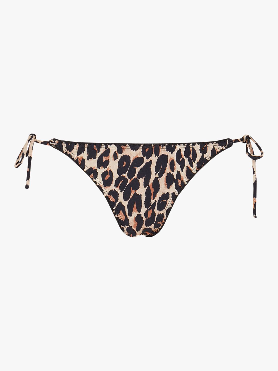 Accessorize Leopard Tie Side Bikini Brief, Multi at John Lewis & Partners