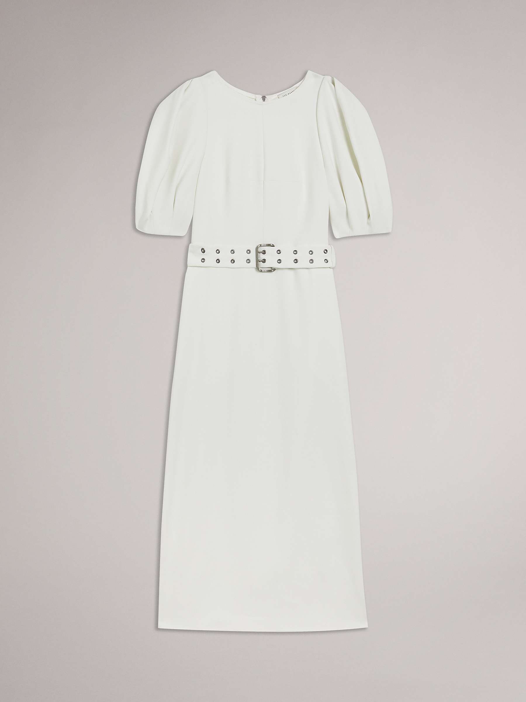 Buy Ted Baker Gabyela Puff Sleeve Belted Midi Dress Online at johnlewis.com