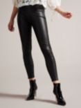 Ted Baker Kirrenn Stretch Leather Leggings, Black