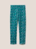 White Stuff Kids' Printed Leggings, Teal