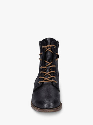 Josef Seibel Sienna 70 Lace Up Leather Ankle Boots, Black at John Lewis ...