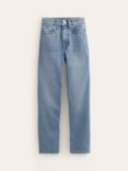 Boden Mid-Rise Tapered Jeans, Light Mid Vintage