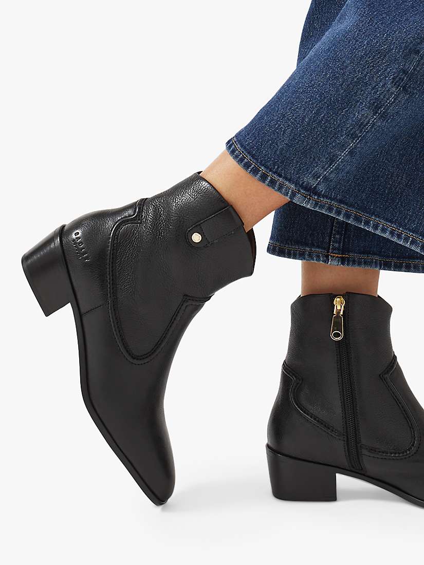 Buy Radley Farrier Walk Westen Ankle Boots, Black Online at johnlewis.com