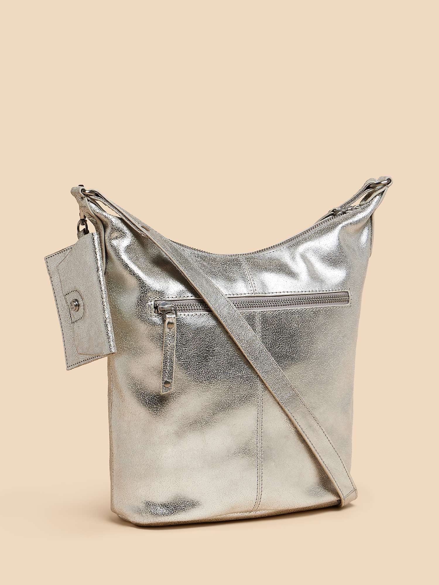 Buy White Stuff Fern Leather Cross Body Bag Online at johnlewis.com