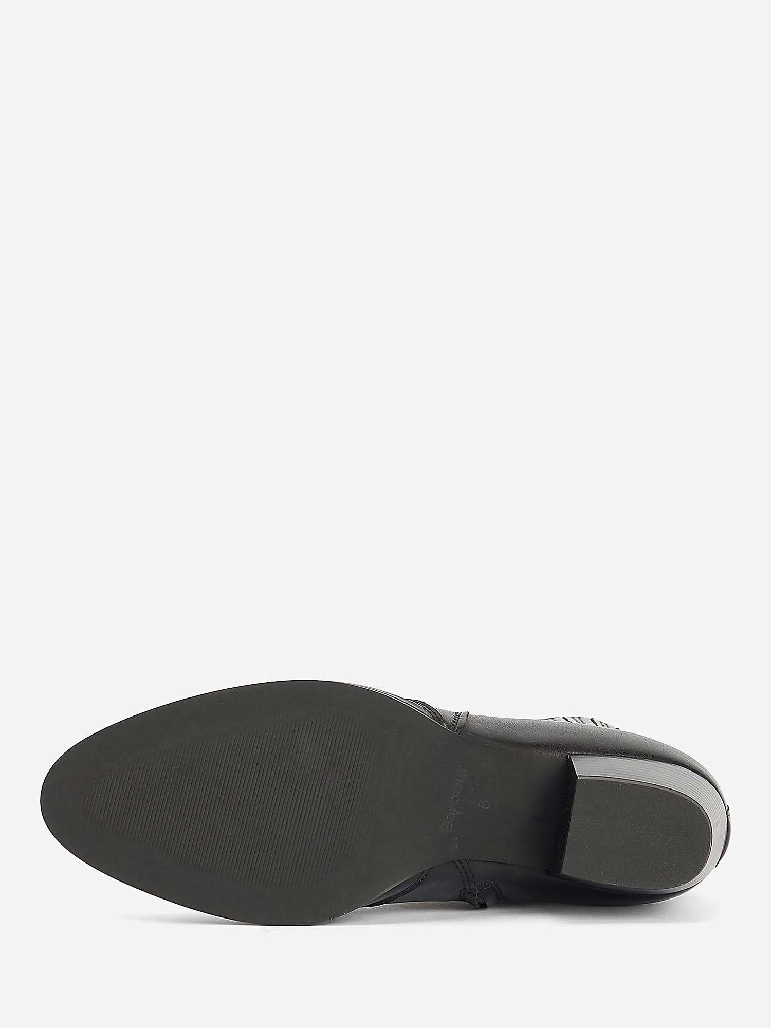 Buy Barbour Elsa Chelsea Leather Boots, Black Online at johnlewis.com