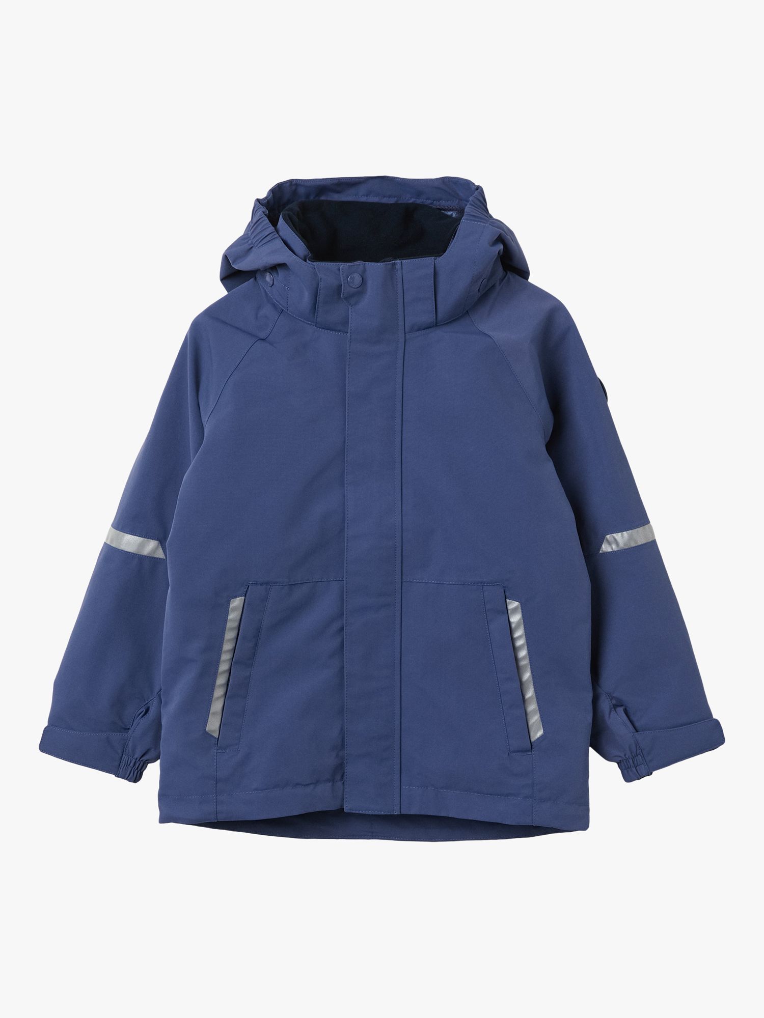 Polarn O. Pyret Kids' Waterproof Shell Coat, Blue at John Lewis & Partners