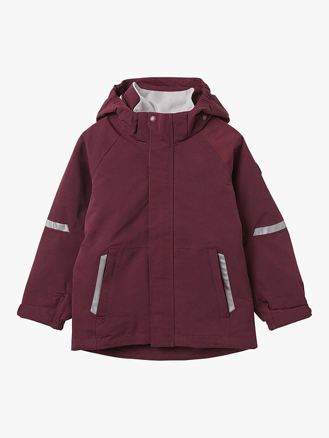 Polarn O. Pyret Kids' Waterproof Shell Coat, Red