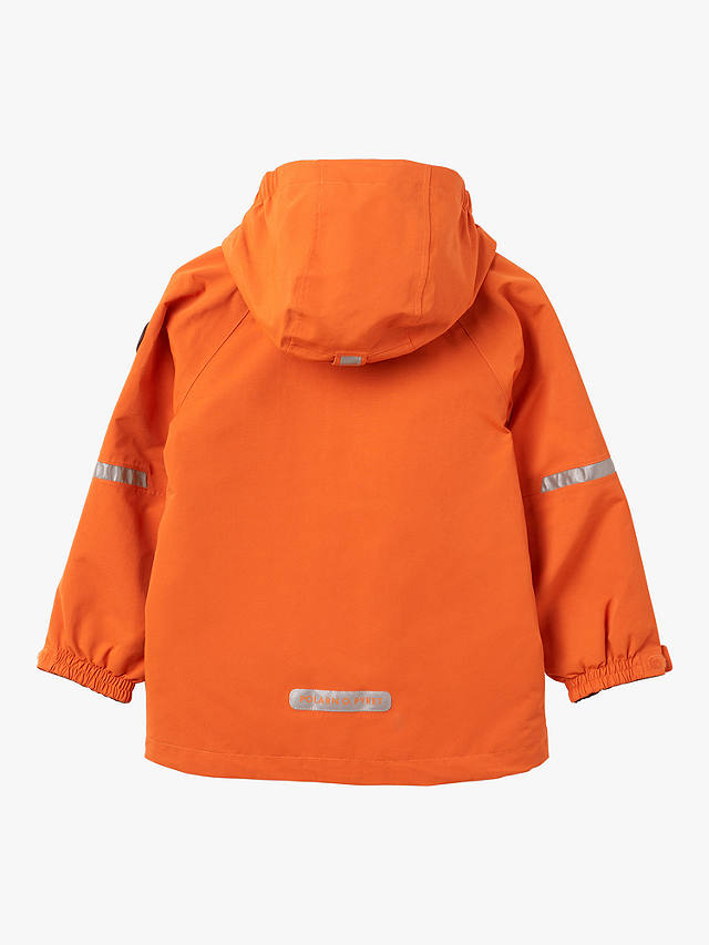 Polarn O. Pyret Kids' Waterproof Shell Coat, Orange
