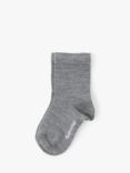 Polarn O. Pyret Kids' Merino Blend Socks, Grey